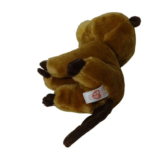 TY VelveTy Richie Beaver Stuffed Animal Plush 6 inch Soft Collectible Toy - Picture 5 of 8